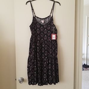 Mossimo Supply Co tiered, adjustable strap dress.